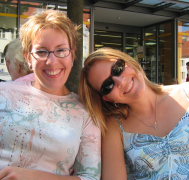 My daughters, Steph and Theresa